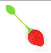 Load image into Gallery viewer, Strawberry Silicon Refillable Loose Tea Holder Infuser fp - Old City Spices FP