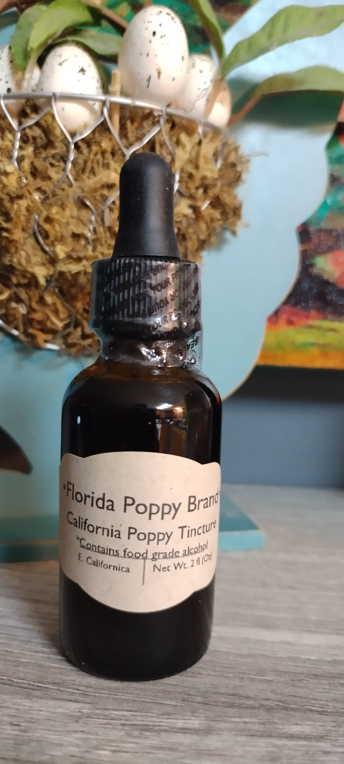 California Poppy Tincture 2 oz