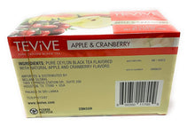 Cargar imagen en el visor de la galería, TEViVE APPLE &amp; CRANBERRY Pure Ceylon Black Tea 20 Tea Bags - Old City Spices FP
